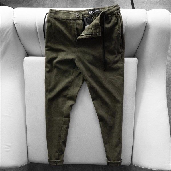  Quần Đũi ZR Xanh Rêu Suông 