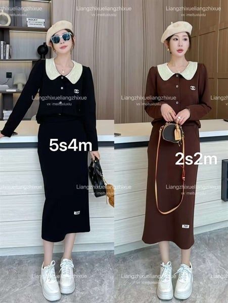  Set C nỉ adt cổ sen đính ngọc cvd (8219) 