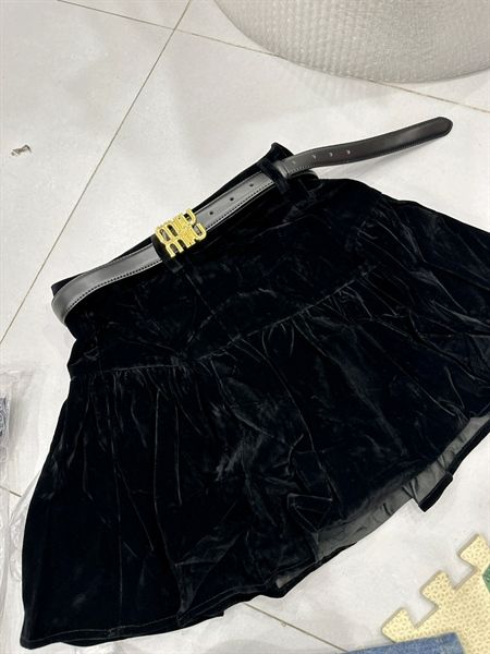  CVN Miu nhung kèm belt chữ vàng 