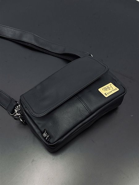  [ẢNH THẬT] Túi Đeo Chéo Nam Da Bò Trơn 3623 