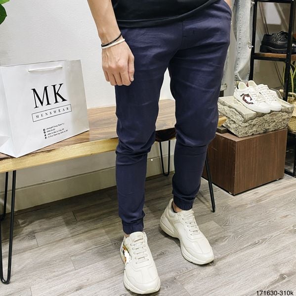  Quần Jogger Đũi ZR Xanh than 