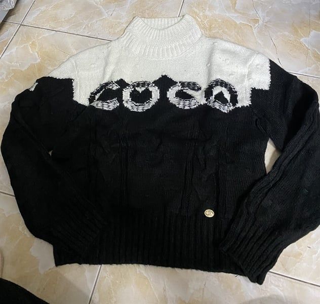  ADTN len C chữ COCO phối đen trắng 