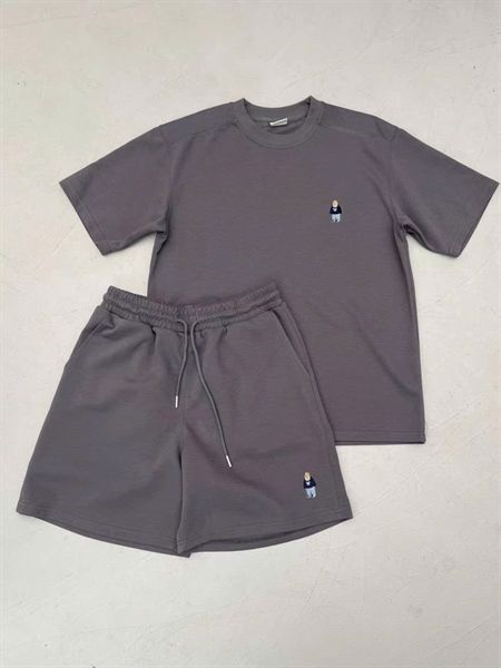  [ẢNH THẬT] Bộ Ngắn Tay Nam Logo Gấu 3303 