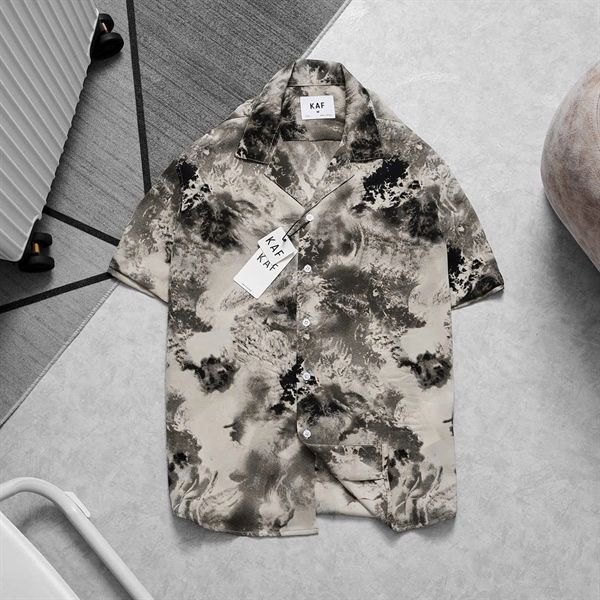  [ẢNH THẬT] Sơ Mi Ngắn Tay Nam Nữ KAF Cổ Vest Đi Biển 25 