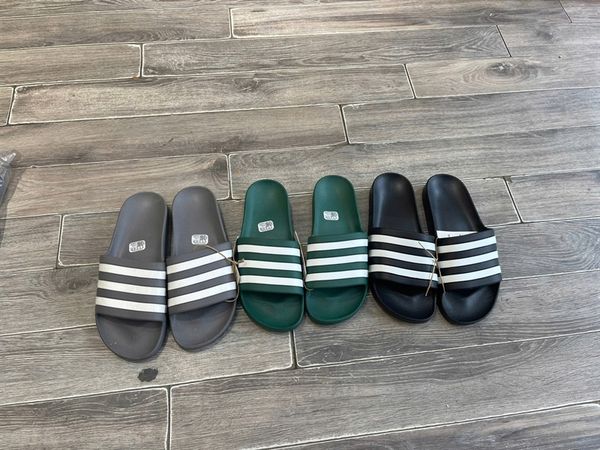  [ẢNH THẬT] Dép Đúc Nam Kẻ Sọc 3 Màu 