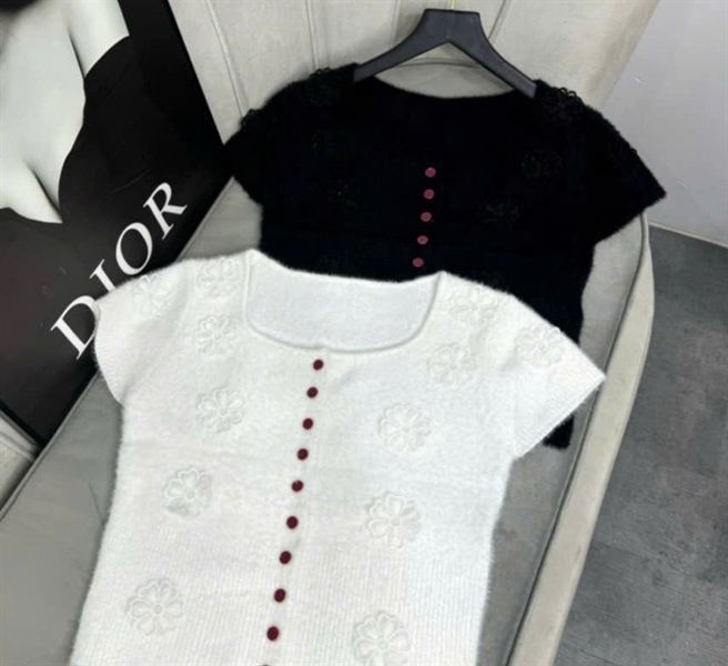  ANTN len lông đính hoa cúc hồng (V) 