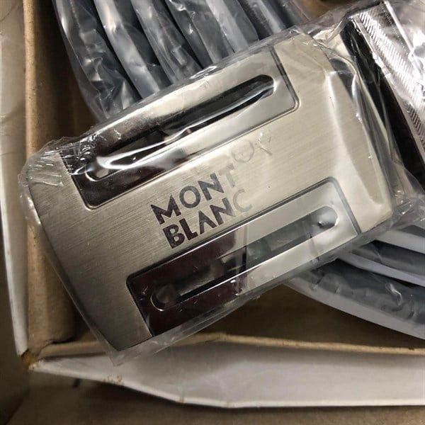  Thắt lưng Mont Blanc kiểu - Ghi đậm 