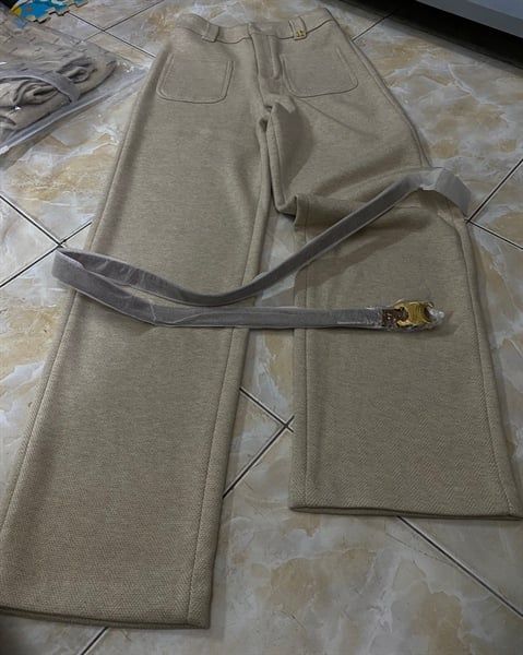  QD dạ Celine kèm belt da 
