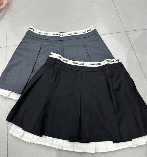  CVN Miu phối trắng cạp chữ 