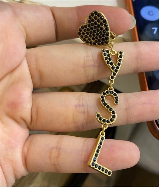  KT Ysl trái tim đen dài 