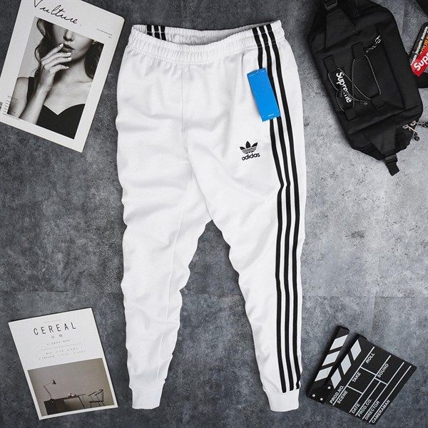  Jogger Das Trắng sọc Đen 