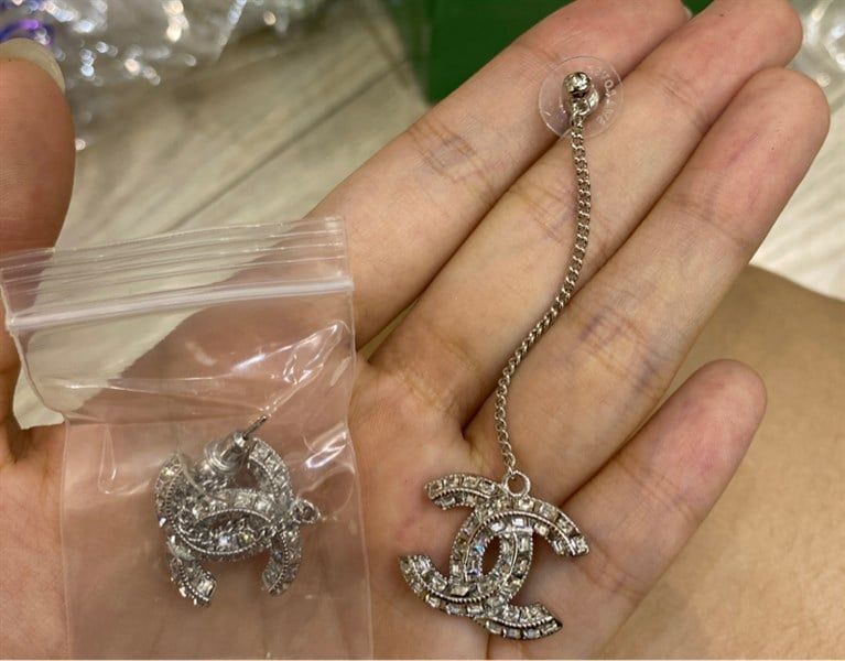  KT C chữ X dài bạc 