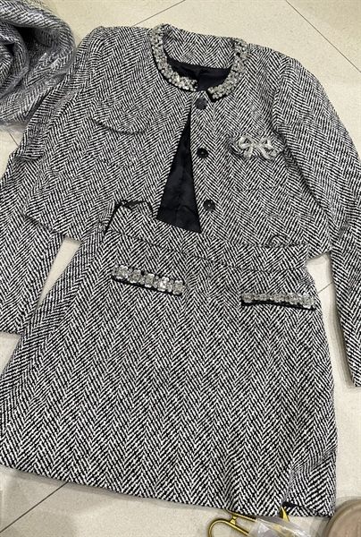  Set akn dạ vân chữ cườm cvn 