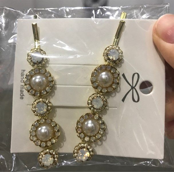  Kẹp tóc hoa ngọc trai 