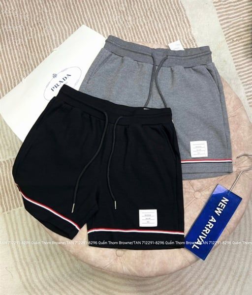  [ẢNH THẬT] Short Nỉ Nam Trơn Phối Viền Gấu 25 