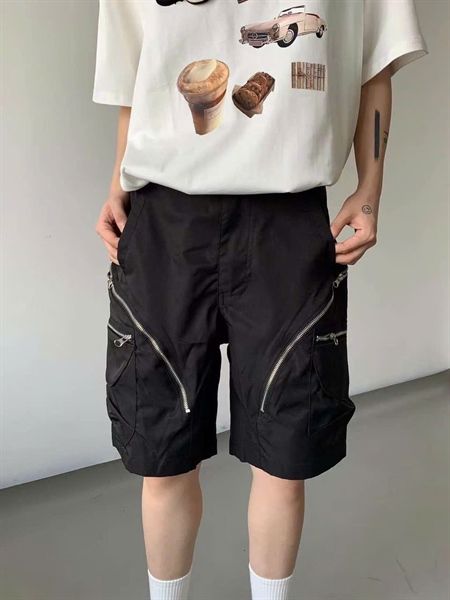  [ẢNH THẬT] Short Kaki Nam Phối Khoá 7018 