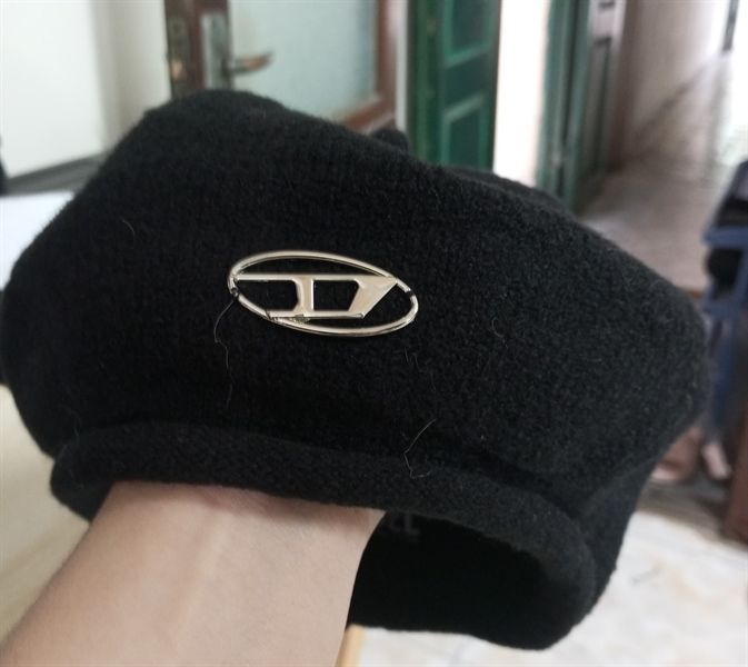  Mũ nồi Diesel len logo bạc 