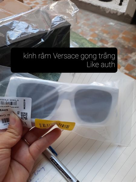Kính râm Versace gọng trắng Like auth(1) – MK MENSWEAR