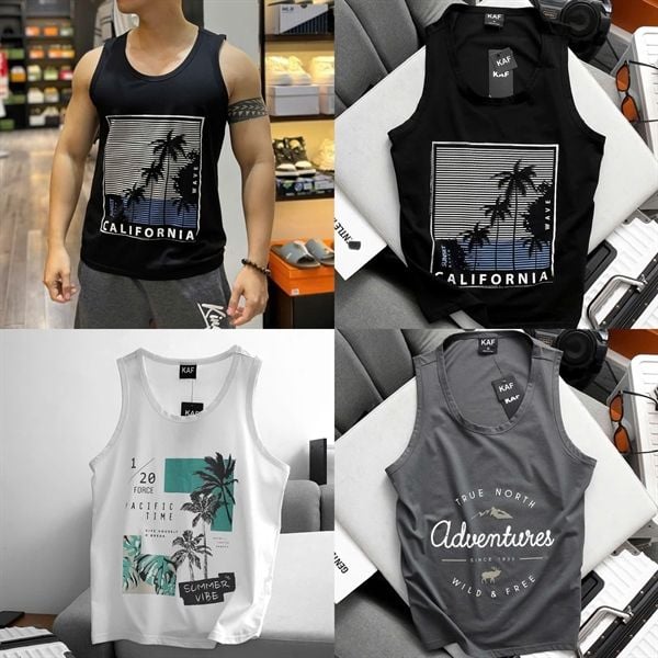  [ẢNH THẬT] Ba Lỗ KAF Nam Hoạ Tiết ĐI Biển 25 