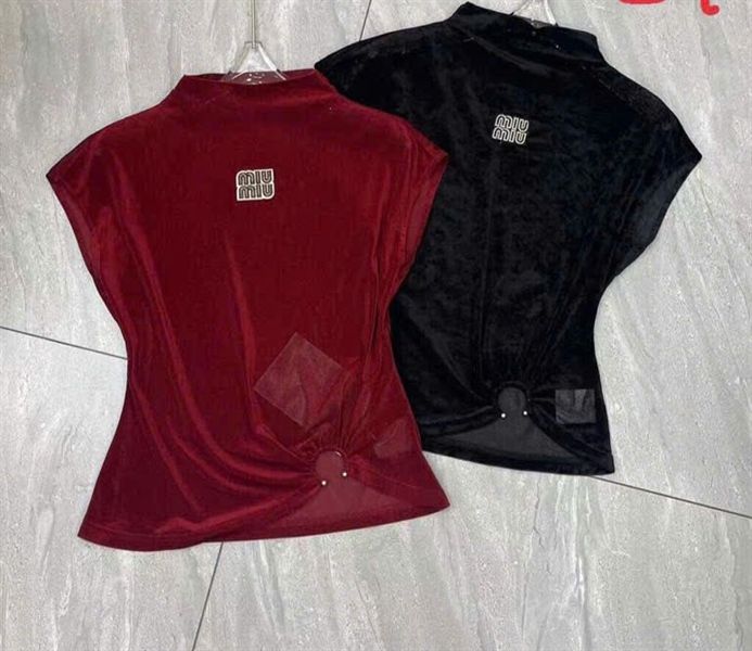  ANTN Miu cổ leo tag ngực khuy eo (V) 