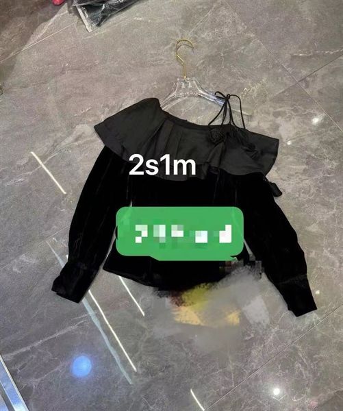  ADTN nhung trễ vai lẻ hj đính hoa dây 