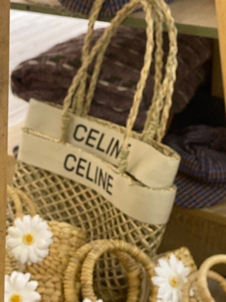  Túi cói Celine giỏ xách 