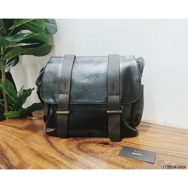  Túi Đeo Chéo Khuy Vàng 2646 Đen 