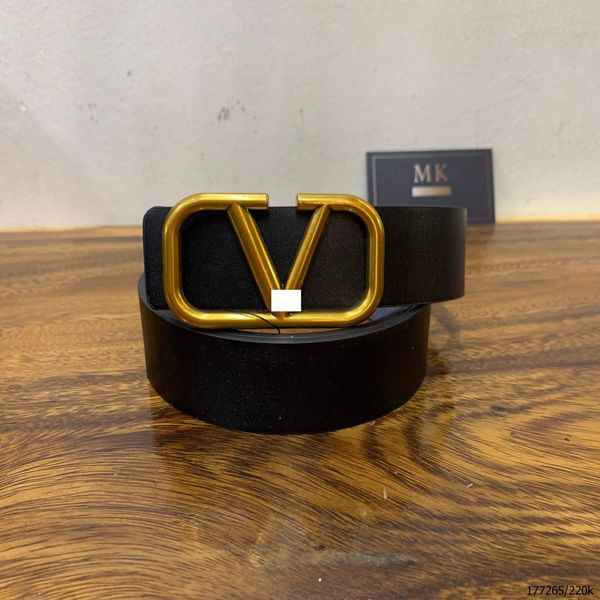  Thắt lưng chữ V logo to- đồng 