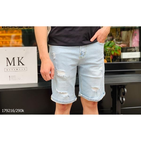  [Có Nhiều Màu] Quần Short Jean Xước 