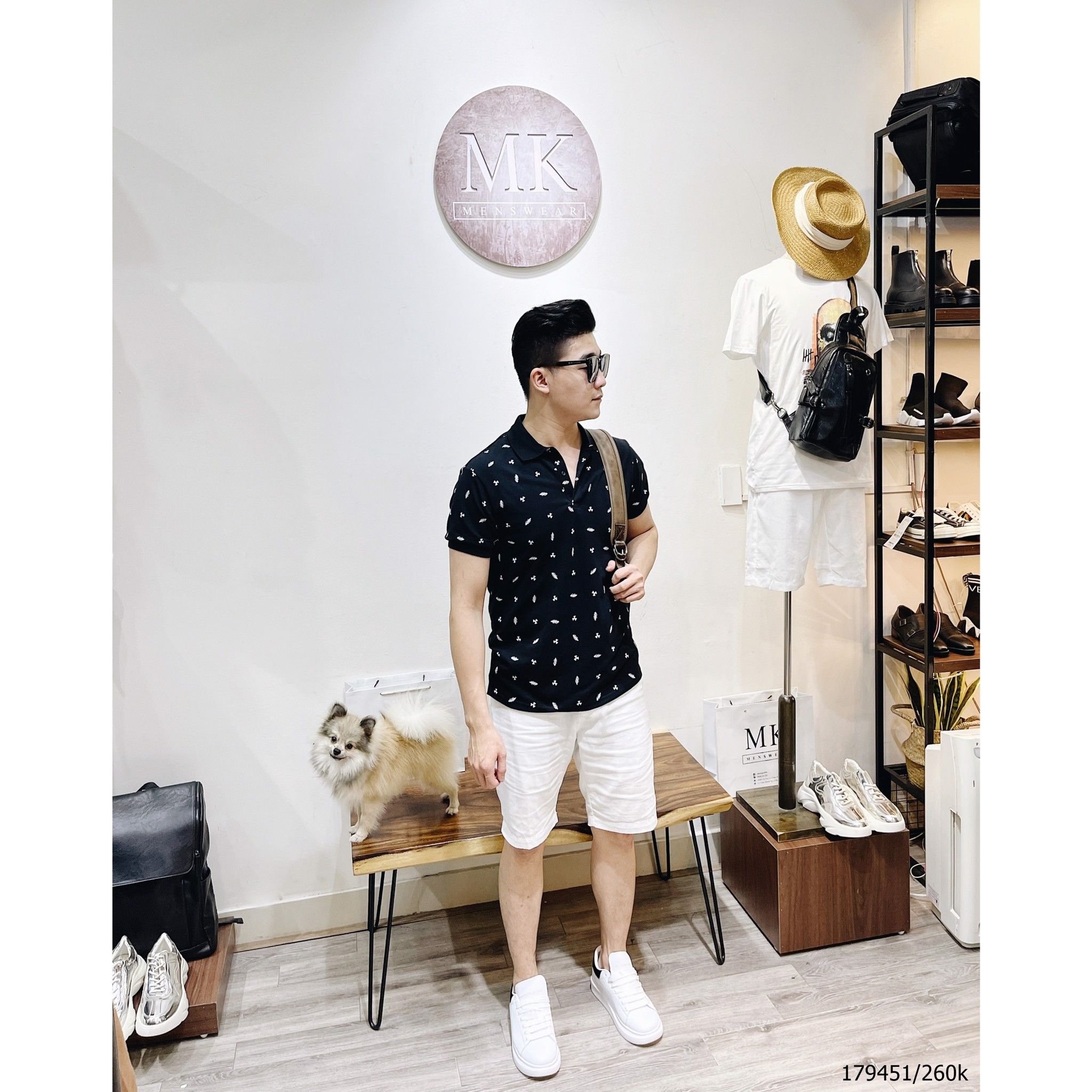  [Có Nhiều Màu] Áo Polo Phông Cổ Bẻ ZR Họa Tiết Lá Thông 