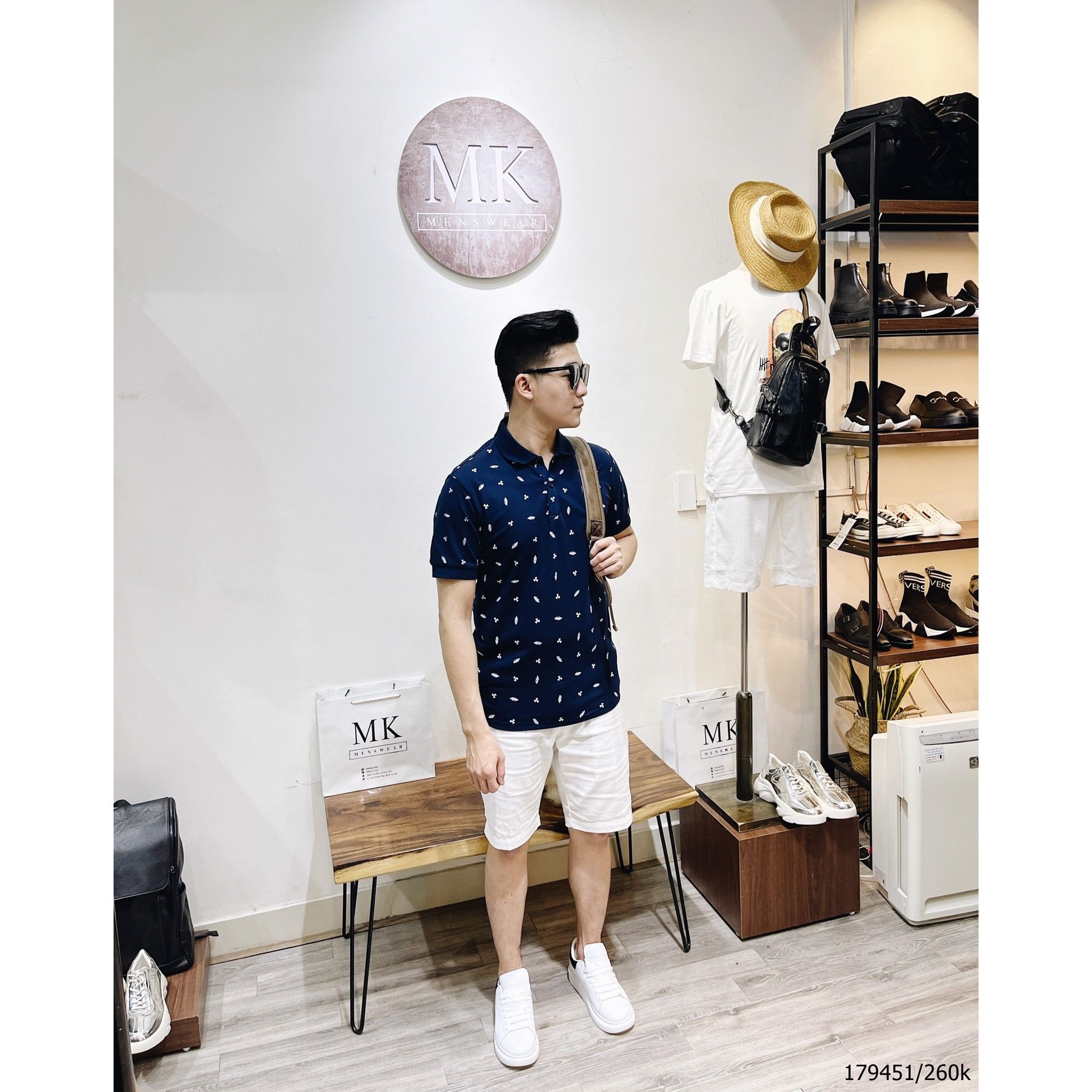 [Có Nhiều Màu] Áo Polo Phông Cổ Bẻ ZR Họa Tiết Lá Thông 