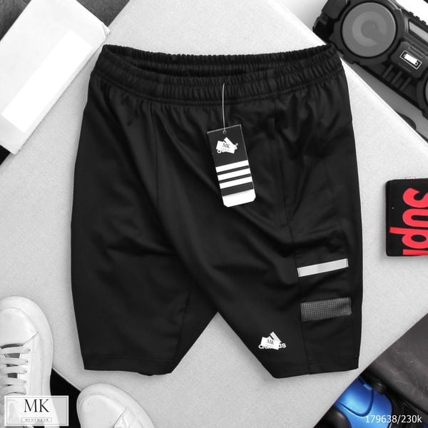  [Có Nhiều Màu] Quần Short Das Logo Sọc Đùi 