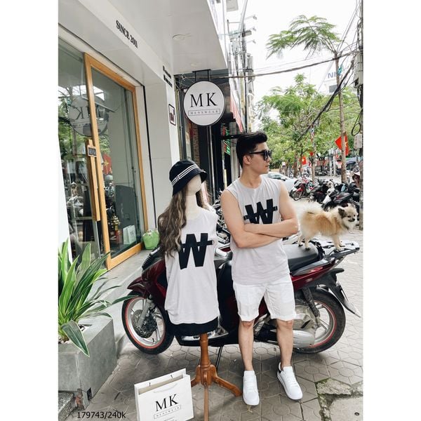  [Có Nhiều Màu] Áo Ba Lỗ Chữ W 