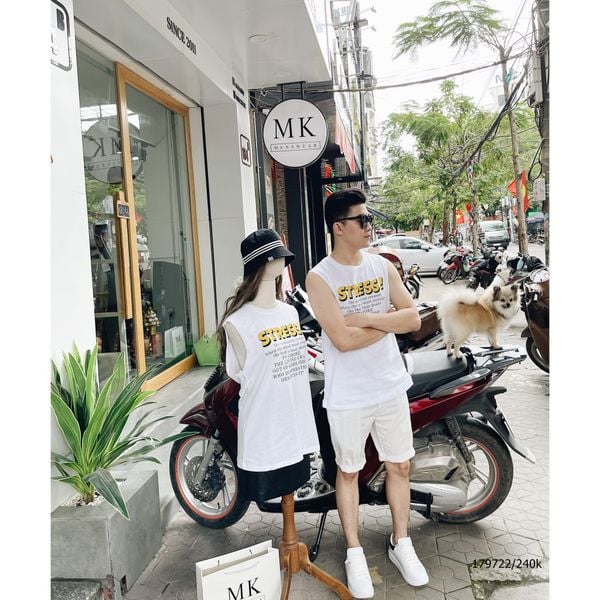  [Có Nhiều Màu] Áo Ba Lỗ QC Chữ STRESS 
