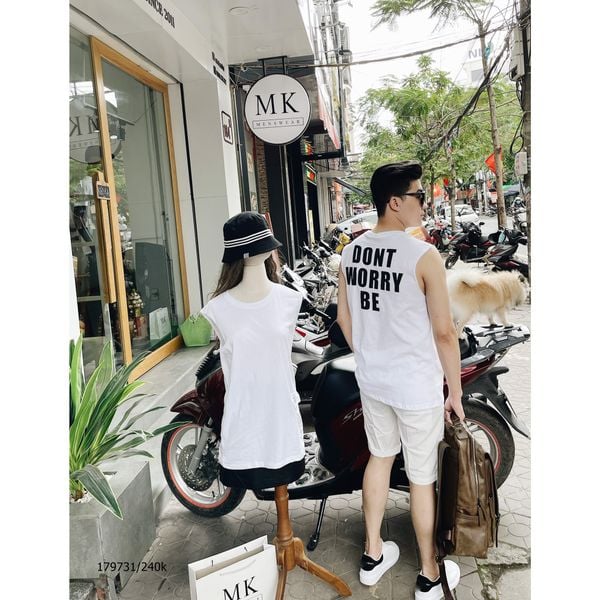  [Có Nhiều Màu] Áo Ba Lỗ QC Chữ Lưng Dont Worrry Be 