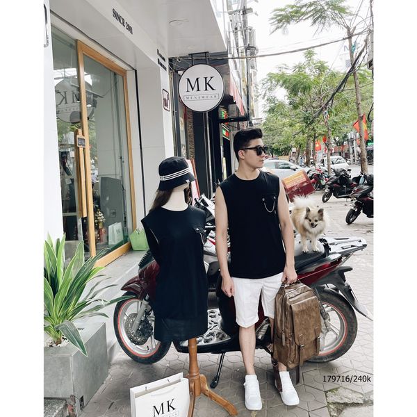  [Có Nhiều Màu] Áo Ba Lỗ QC Trơn Túi Ngực 