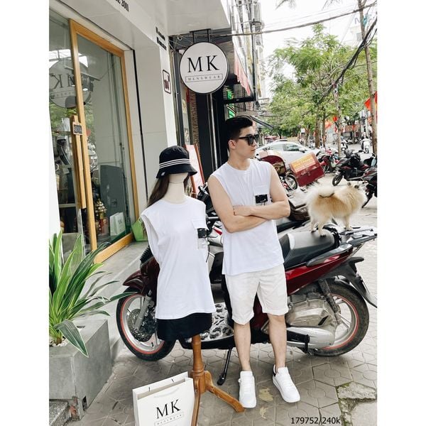  [Có Nhiều Màu] Áo Ba Lỗ Túi Ngực Dây 
