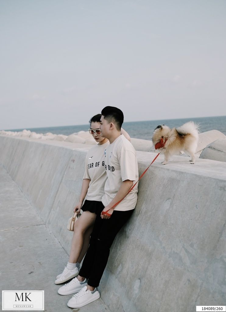  [ẢNH THẬT] Áo Phông Ngắn Tay Nam Nữ Logo và Chữ Ngực To (3 Màu Đen Trắng Nâu) 