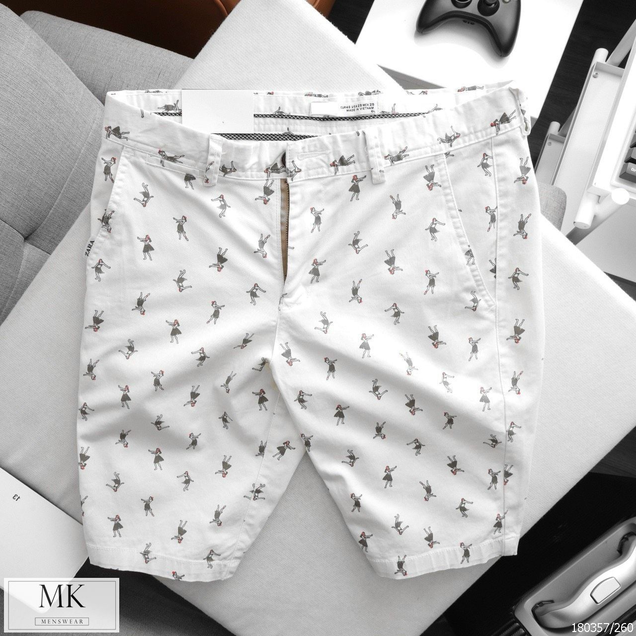  [Có Nhiều Màu] Quần Short Kaki ZR Hoạ Tiết 