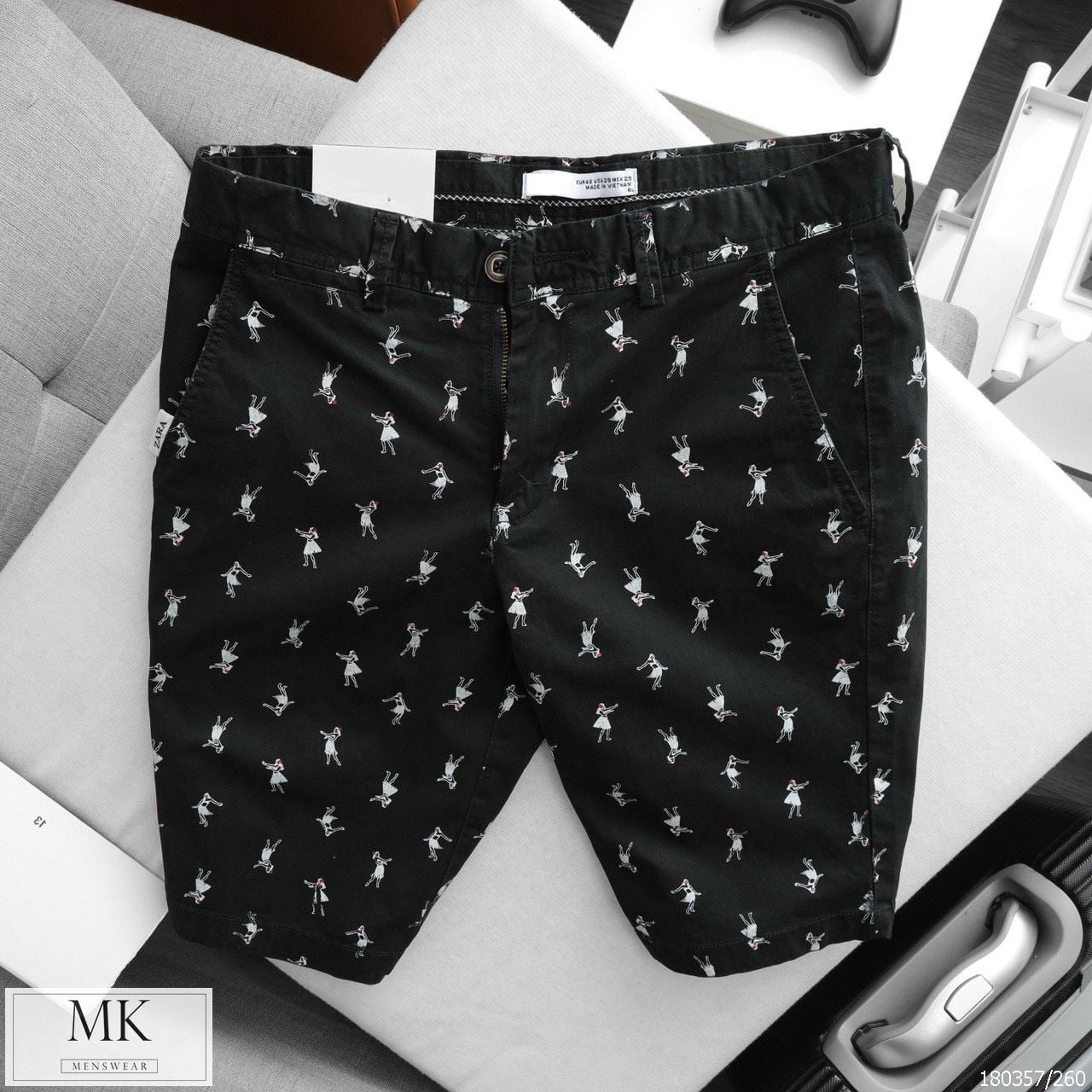  [Có Nhiều Màu] Quần Short Kaki ZR Hoạ Tiết 