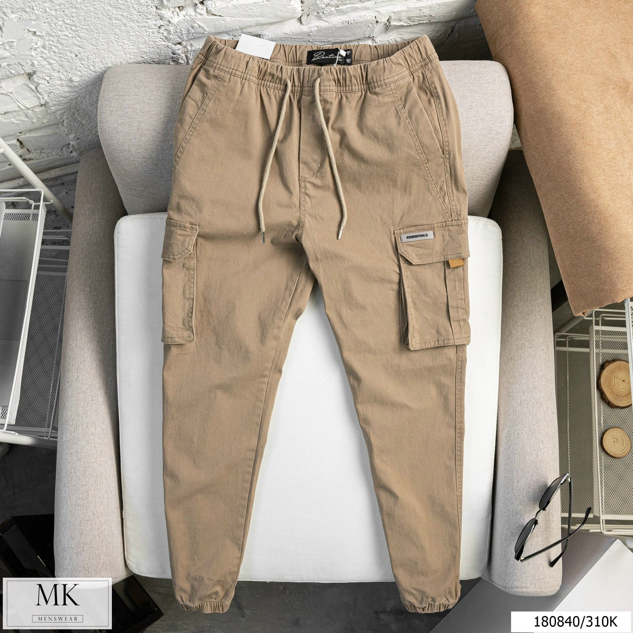  Quần Jogger Kaki Bentino Túi Hộp 