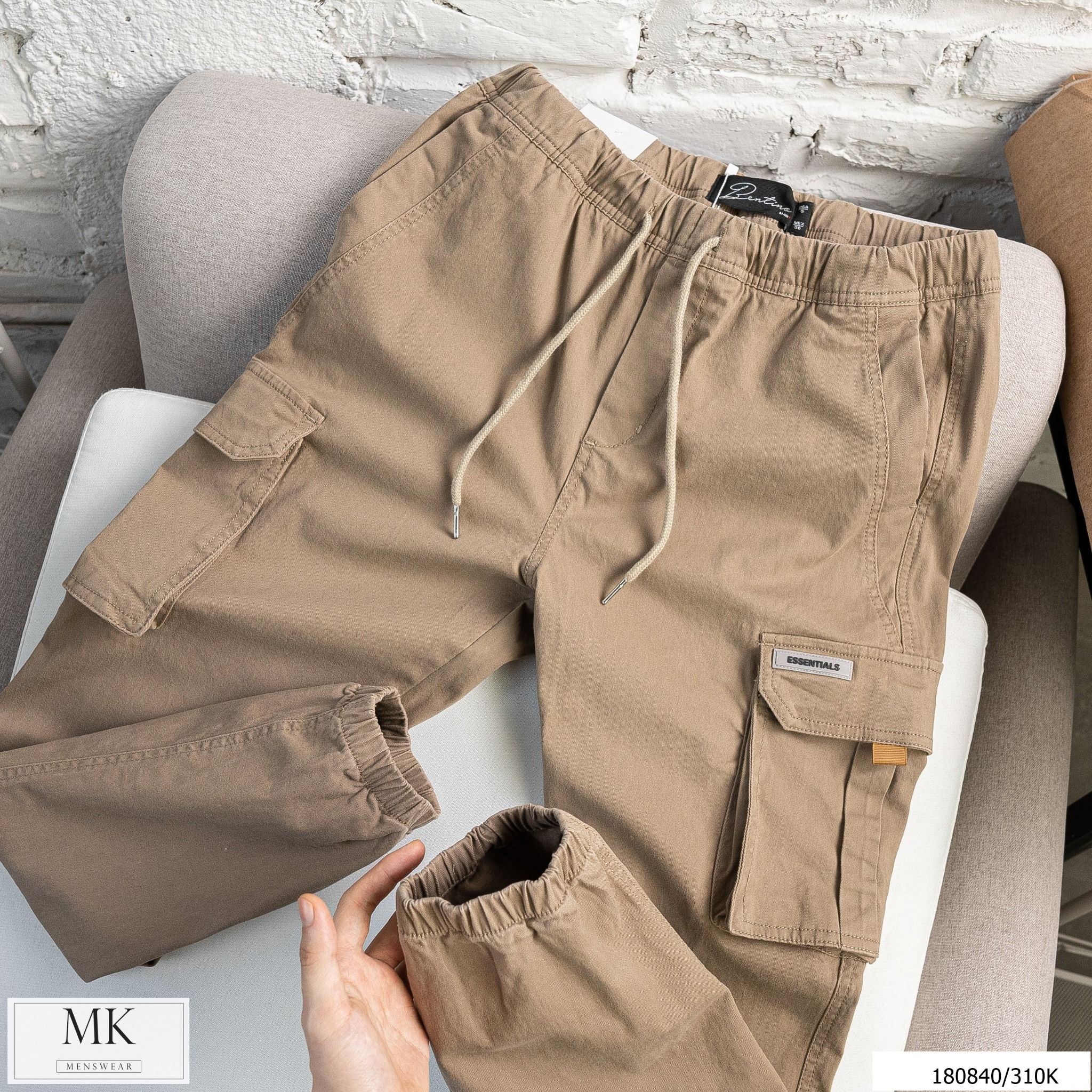  Quần Jogger Kaki Bentino Túi Hộp 