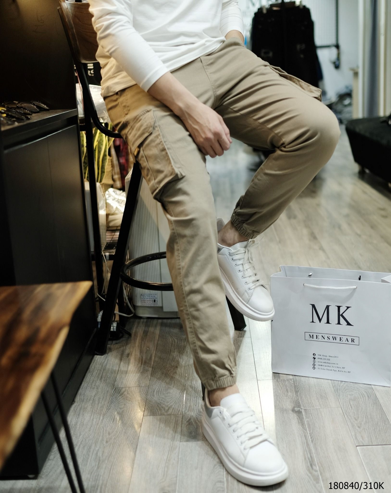  Quần Jogger Kaki Bentino Túi Hộp 