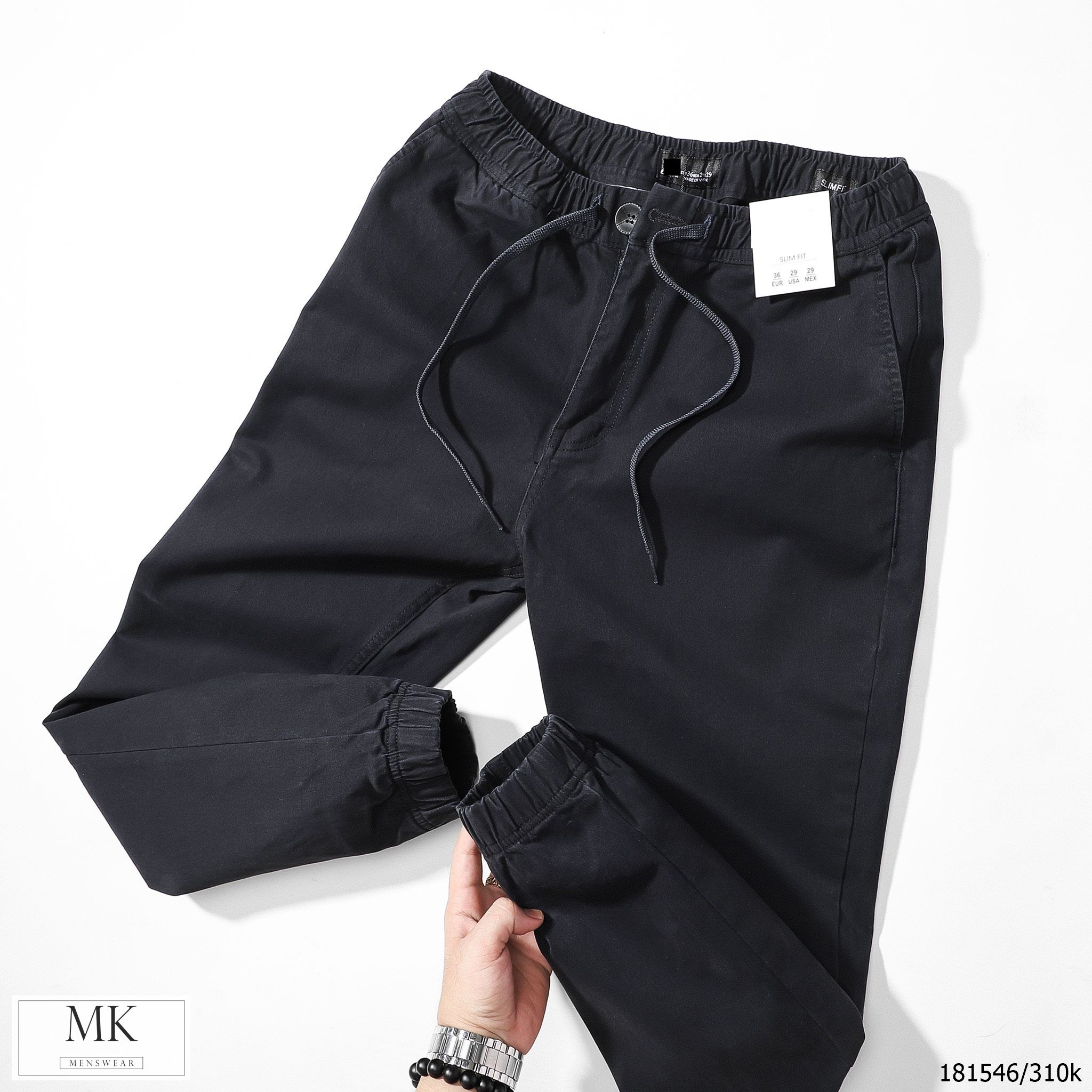  Quần Jogger Kaki Trơn 