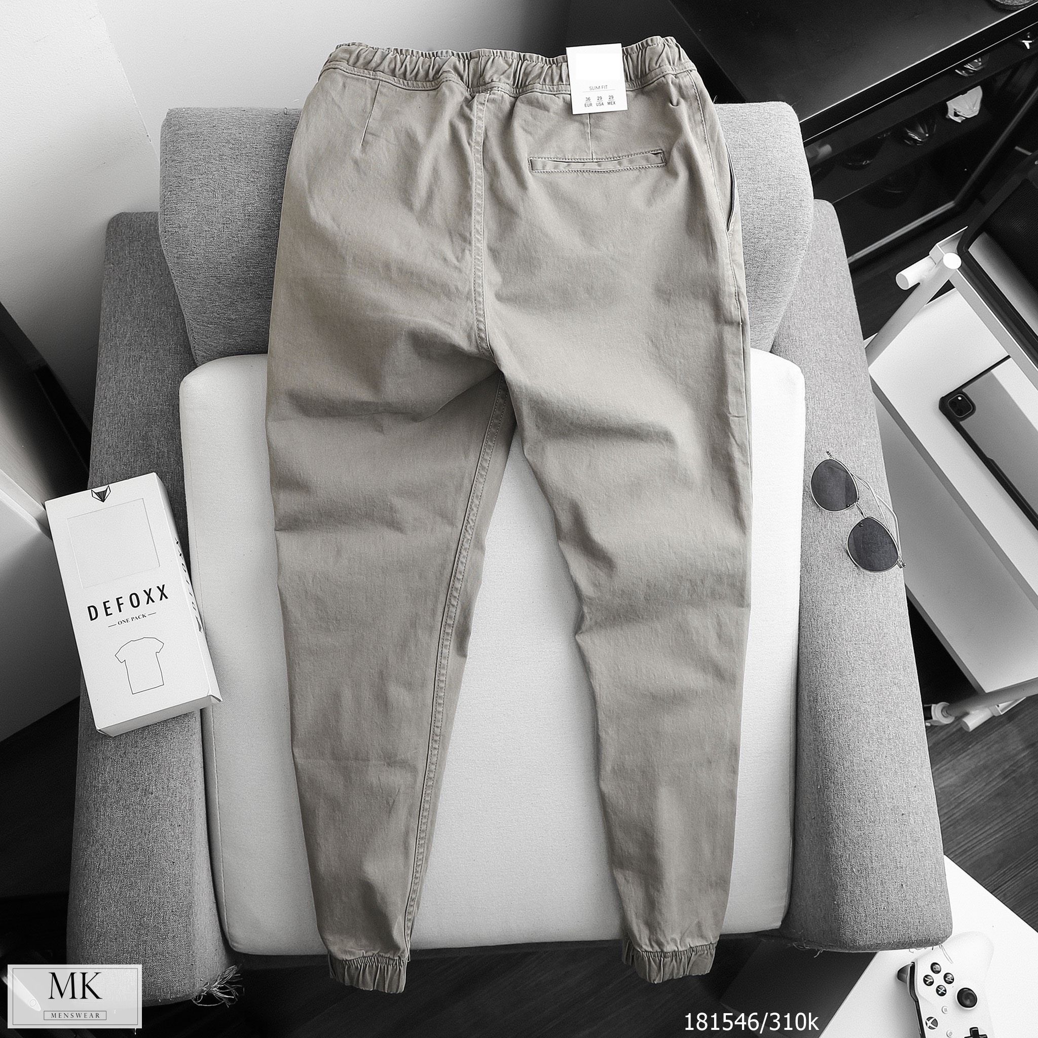  Quần Jogger Kaki Trơn 