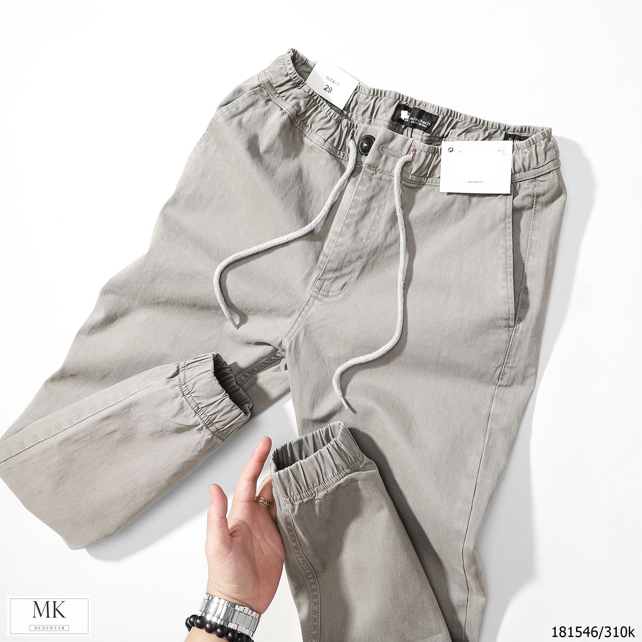  Quần Jogger Kaki Trơn 