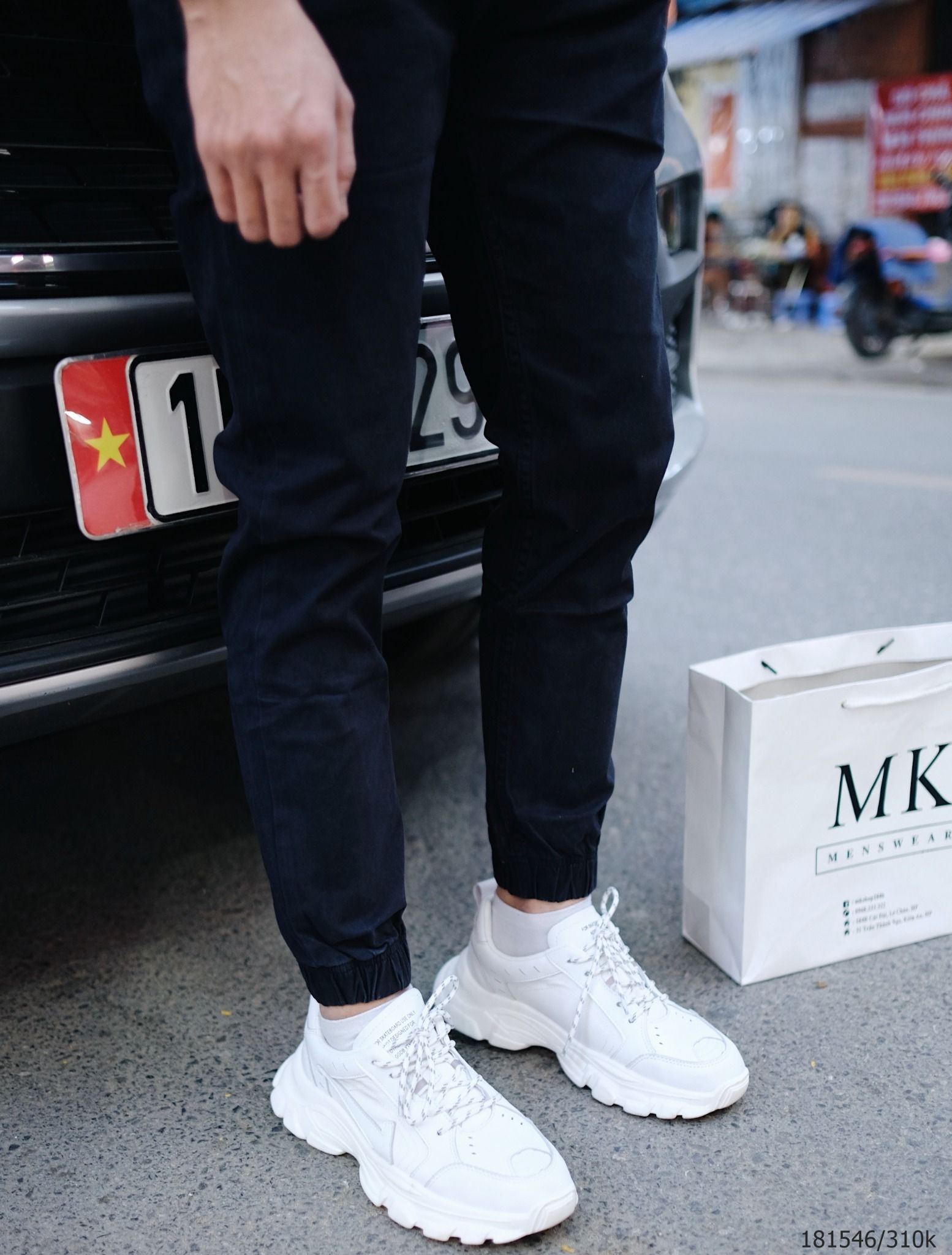  Quần Jogger Kaki Trơn 
