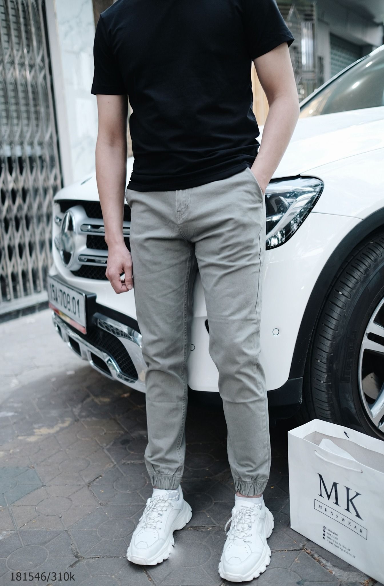  Quần Jogger Kaki Trơn 