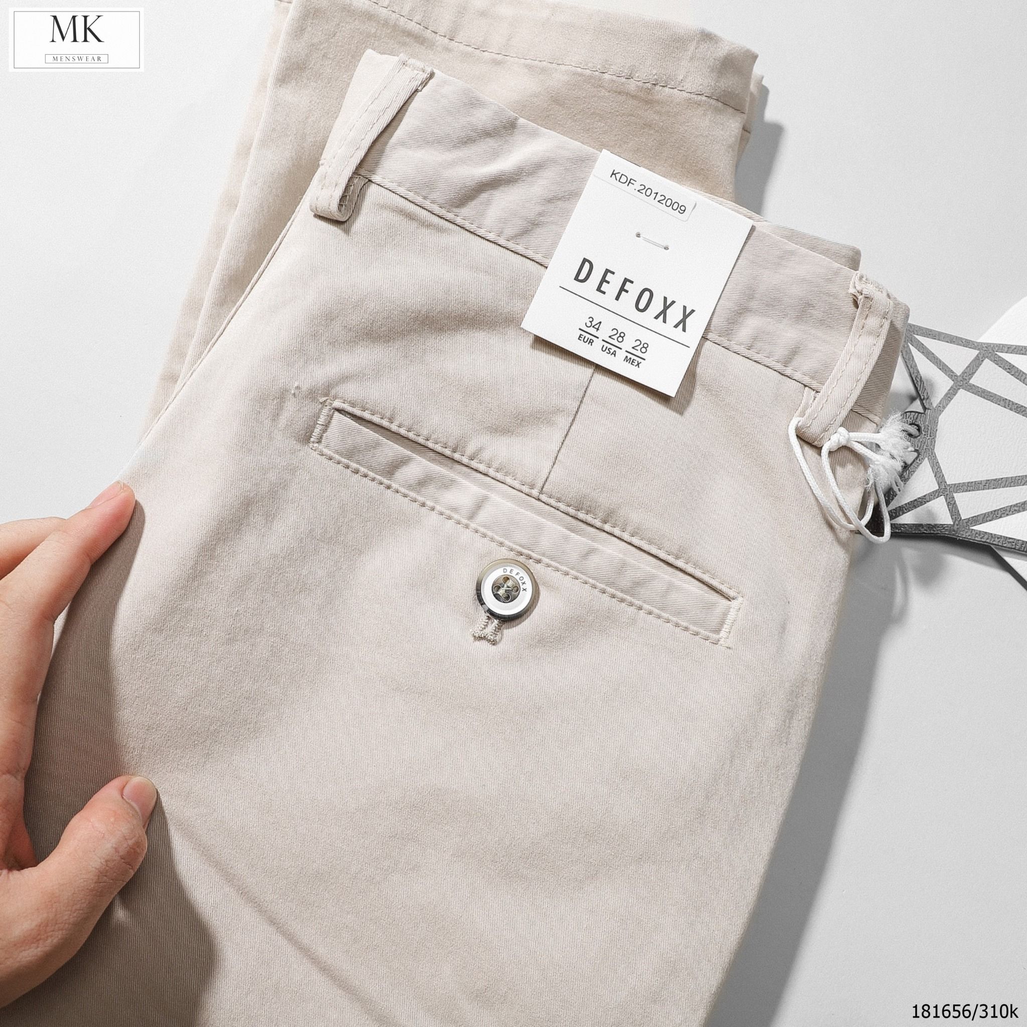  [ẢNH THẬT] Quần Kaki Defoxx Nam 