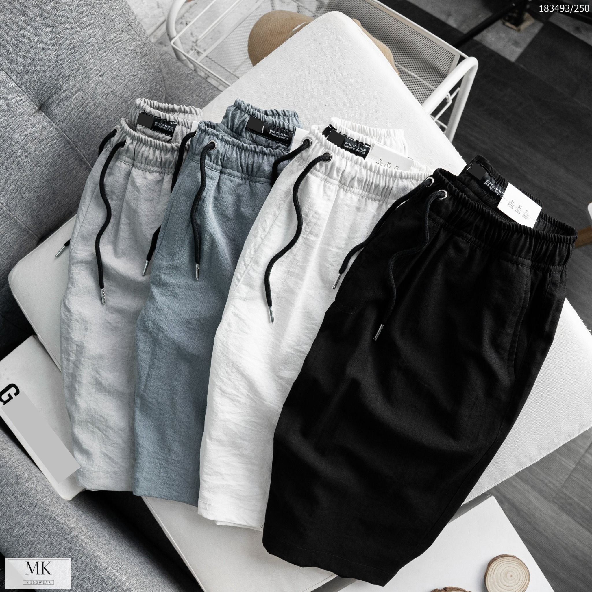  Quần Short Đũi Basic Kèm Ảnh Thật 